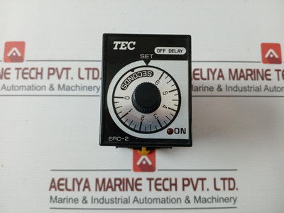 Tec Erc-2106S Xc Time Off Delay Relay With Base 0-6 Sec Tec Erc-2106S Xc Time Off Delay Relay With Base 0-6 Sec