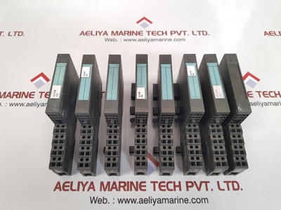 Siemens simatic s7 6es7 135-4fb00-0ab0 output module with 6es7 193-4cb30-0aa0