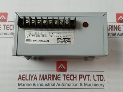 Powermax Power Supply Converter 110-270V~ 50Hz 24Vdc 1.5A Powermax Power Supply Converter 110-270V~ 50Hz 24Vdc 1.5A
