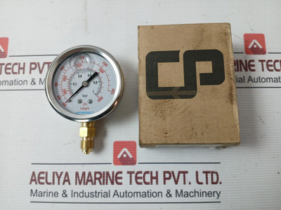 Control Process Mirg63G14-01-bLhLsgh Stainless Steel Pressure Gauge 0-1 Bar