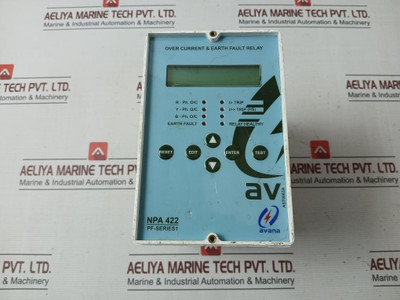 Avana Npa 422 Over Current & Earth Fault Relay Ast0063A 20-60V Dc 5A