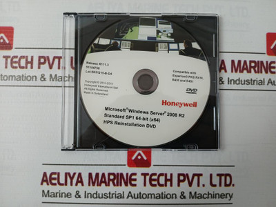Honeywell 51154758 Pks Hps Reinstallation Dvd Windows Server 2008R2 Standard Sp1 Honeywell 51154758 Pks Hps Reinstallation Dvd Windows Server 2008R2 Standard Sp1
