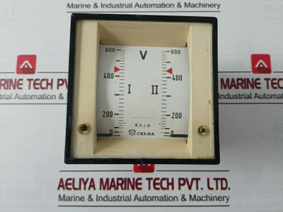 Celsa 1 0175 014 4101 Analog Voltage Meter III 0 To 600 V