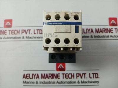 TelemecaniqueSchneider Electric La1 Dn40 Auxiliary Contact Block 50A A013256 TelemecaniqueSchneider Electric La1 Dn40 Auxiliary Contact Block 50A A013256