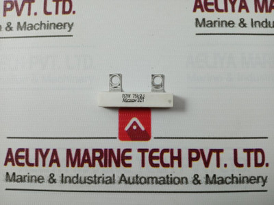 Lot of 2X Micron R7W Resistor 75KohmJ
