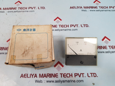 Toyo keiki dcf-8 amp meter 0-300A