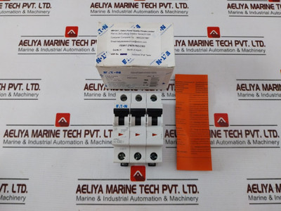 Eaton Faz-c32/3 Miniature Circuit Breaker 415V 440V (50Hz) 32A 7,5Ka 480Y/277Vac Eaton Faz-c32/3 Miniature Circuit Breaker 415V 440V (50Hz) 32A 7,5Ka 480Y/277Vac