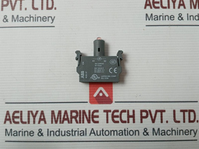Abb Mlbl-07R Lamp Block With Led Rear Mounted 230Vac 10Ma