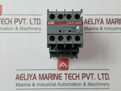 Abb Ca5-40E Auxiliary Contact Block 220-230V 50Hz 30A 16A Awg 10-18 Cu Str 75˚C