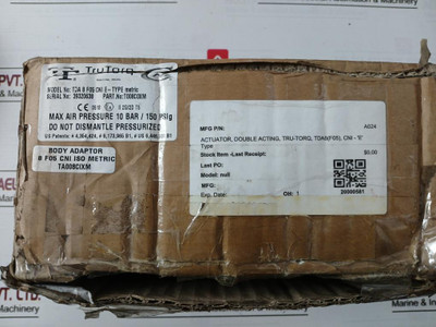 Tru Torq T008C0Xm Tda 8 F05 Cni E-type Metric Pneumatic Actuator Tt8Iso06