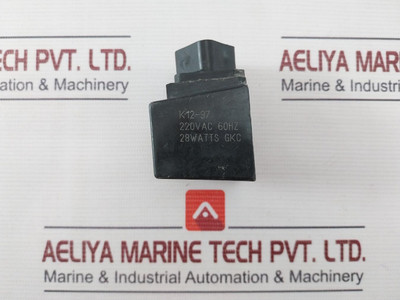 Lisk Ireland K12-97 Solenoid Valve 220 Vac 60 Hz 28 Watts