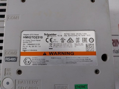 Schneider Hmigto2310 Magelis Gto 5.7" Color Touch Screen Panel