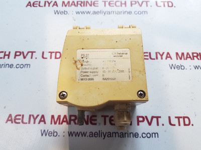 Halstrup walcher ps 27 pressure transducer