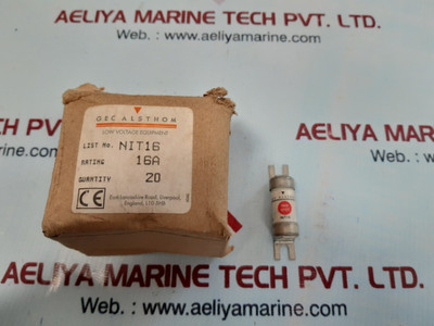 Set of 9x Gec alsthom nit16 fuse Set of 9x Gec alsthom nit16 fuse