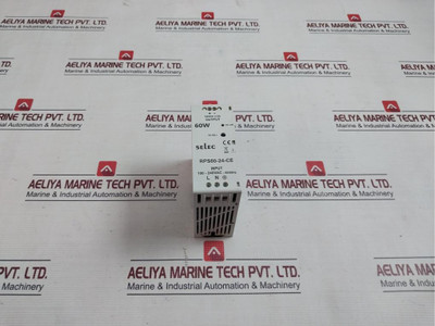 Selec Rps60-24-ce Din Rail Mounted Power Supply V4.02 24Vdc 2.5A 60W