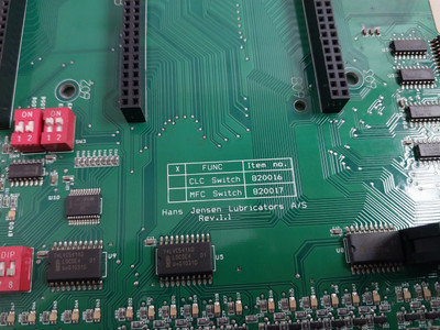 Hans Jensen Lubricators Jse1011-530300 Printed Circuit Board Rev.1.1