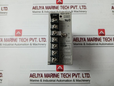 Omron S82H-3315 Power Supply 15Vdc 2A 0.9A 5060Hz Omron S82H-3315 Power Supply 15Vdc 2A 0.9A 5060Hz