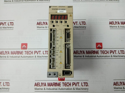 Yaskawa Sgdm-01Ada Servo Drive 200-230V 50/60Hz 0.1 Kw 0-55C