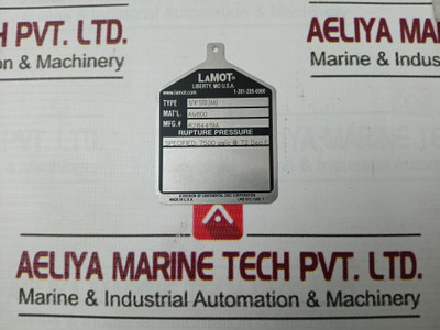 Lamot 1/4" Std (Aa) Rupture Pressure Disk Ctu-20P-d2 Lamot 1/4" Std (Aa) Rupture Pressure Disk Ctu-20P-d2