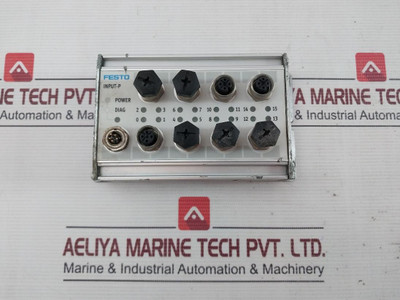 Festo Cp-e16-m12X2-5Pol Input Module 175561 Md07 Class 2(Not Working)