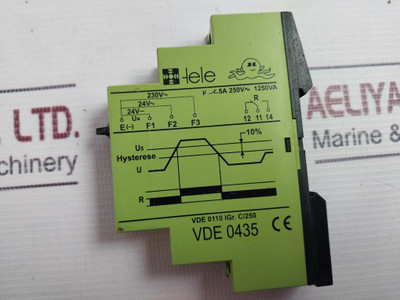 Tele Ouh 1 Monitoring Relay 5A 250V Vde0110 Igr.C/250