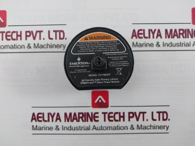 Emerson 701Pbkkf Intrinsically Safe Primary Lithium Black Power Module 230Ma