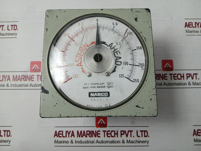 Nabco Nfe-130 Main Engine And Propeller Rpm Indicator