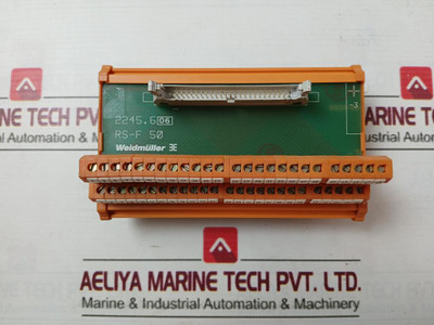 Weidmuller Rs-f 50 Terminal Board 2245.6 06 Weidmuller Rs-f 50 Terminal Board 2245.6 06