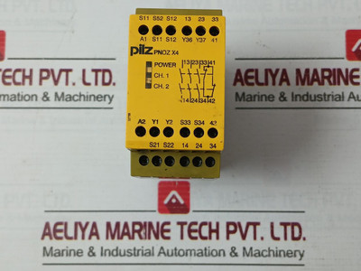 Pilz Pnoz X4 24Vdc 3N/O 1N/C Safety Relay 240V 8,0A