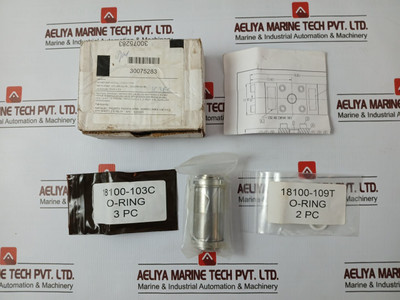 Gilmore Valve 1931386-02-rk Bop Hydril Spm Shuttle Valve Repair Kit 3/4" 18100-1