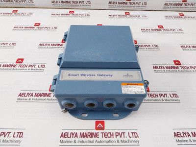 Emerson 1420A2A3A4Ndwl4 Smart Wireless Gateway 753-6026-3005/Ab 24V Dc Rev: Aa