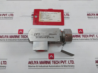 Gilmore 22511-3 Relief Valve 34 Npt Ver 018 1850–4500 Psi