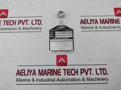 Lot Of 4X Lamot 1/4” Std (Aa) Rupture Pressure Disc Ctu-20P-d2 15000 Psig