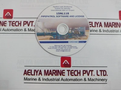 Krohne 15Nl118 Pipepatrol Software And License Cd Ze5206-dvr-j47F4