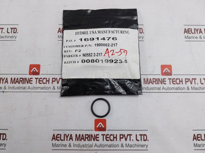 Lot Of 10X Hydril 1900002-217 O-ring 90 Duro 2-217; Used On 22 Bonnet Rev F2