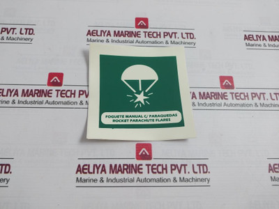 Rocket Parachute Flares Sticker