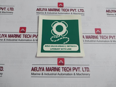 Lifebuoy With Line Light And Line Imo Sign Lifebuoy With Line Light And Line Imo Sign