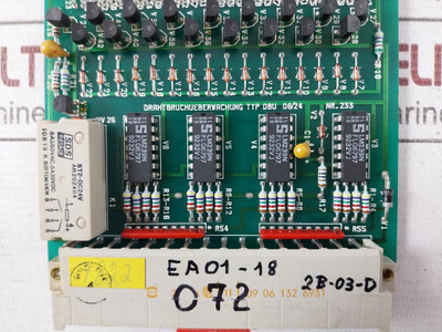 Rolf Janssen Dbu 06/24 Wire Break Monitoring Pcb Module Nr.233