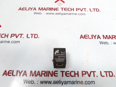 Fluid automation ch-1290 versoix solenoid valve coil