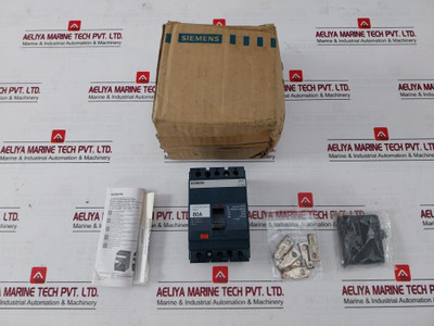 Siemens 3Vt8108-2Aa03-0Aa2 3 Pole Molded Case Circuit Breaker 500Vac 5060Hz