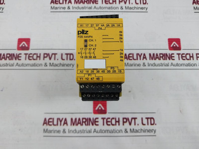Pilz 777586 Safety Relay Module Pze X4Vp4 24Vdc 4NO