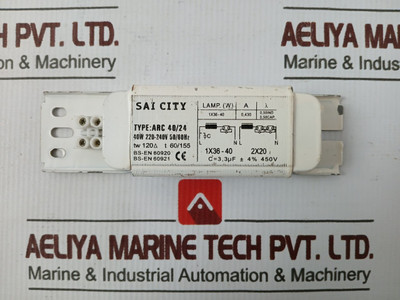 Sai City Arc 4024 Electronic Fluorescent Lamp Ballast 40W 220-240V 5060Hz