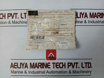 Ge Oil 3120284 Flow Selector Plug