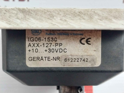 Siko Ig06-1530 Optical Incremental Encoder Axx-127-pp 10Vdc To 30Vdc