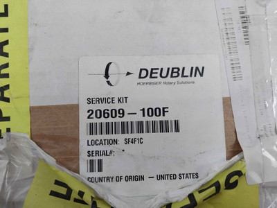 Deublin 30182002-501 Swivel Packing O-ring, Seal Face Kit For Motor Housing Assy