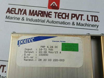 Powec Pcu 6.24 D Pcu600D Control Unit Display 24Vdc/1.3 Adc