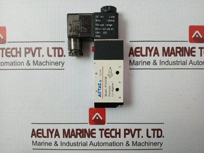 Airtac 4V210-08 Solenoid Valve Dc24V 3.0W 120 Ma 1.5-8KgfCm2
