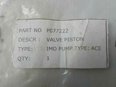 Imo P077222 Valve Piston