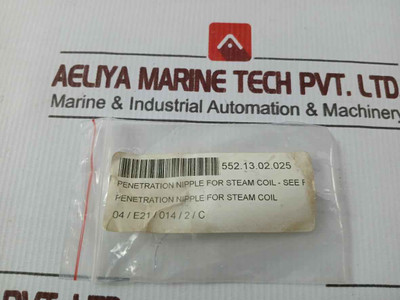 Penetration Nipple For Steam Coil 552.13.02.025