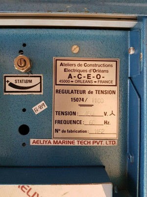 A-c-e-o 15074/1100 voltage regulateur de tension A-c-e-o 15074/1100 voltage regulateur de tension